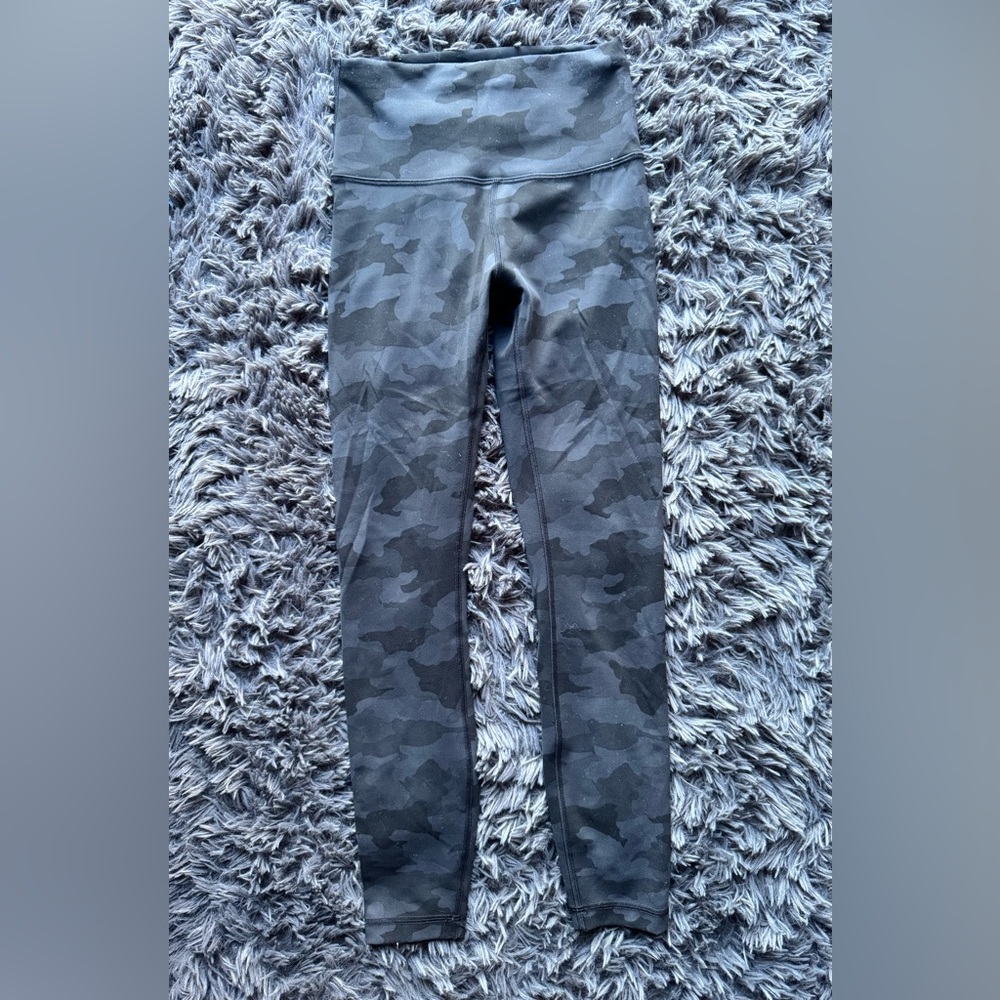 Lululemon gray Camouflage Leggings